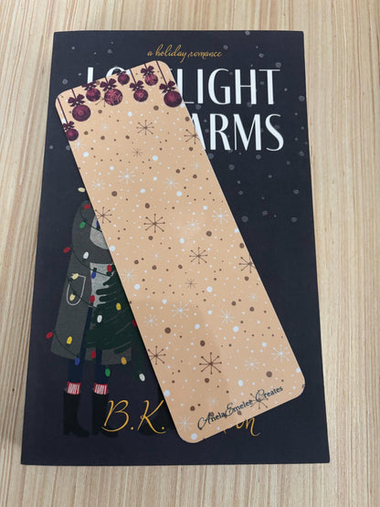 Laminated Christmas Bookmarks: Festive Holiday Book Lover Gifts