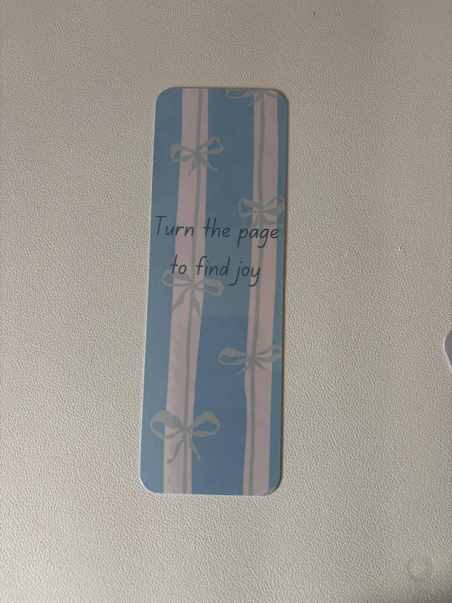 Turn the Page to Find Joy Bookmarks