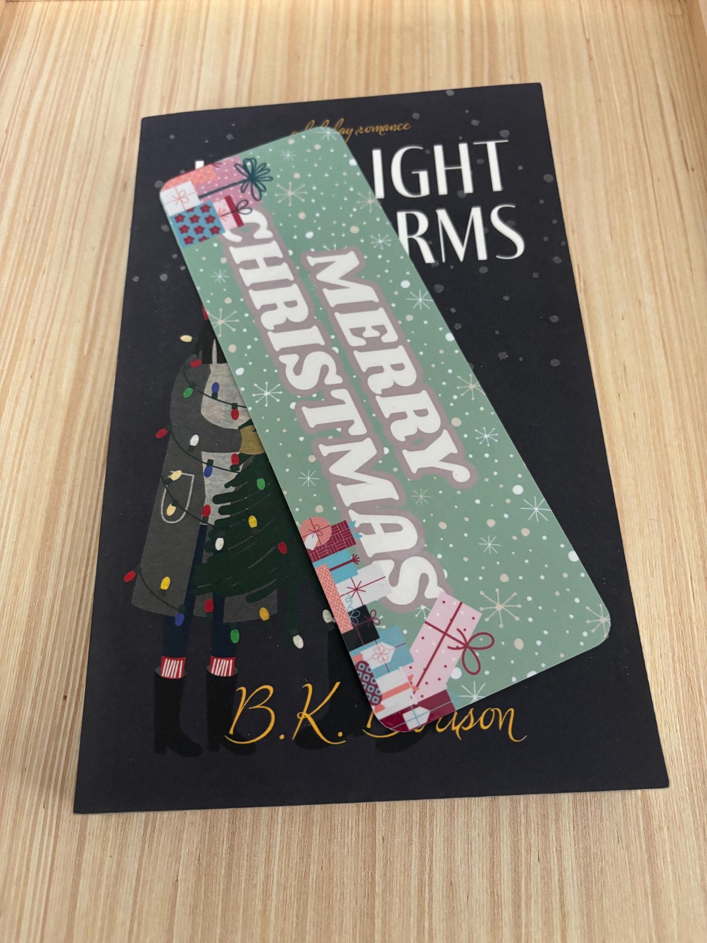 Laminated Christmas Bookmarks: Festive Holiday Book Lover Gifts