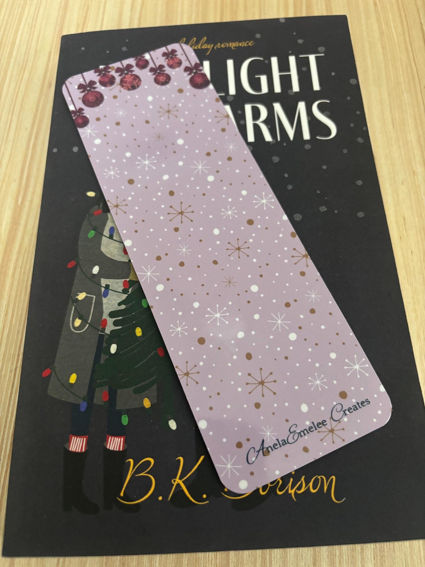 Laminated Christmas Bookmarks: Festive Holiday Book Lover Gifts