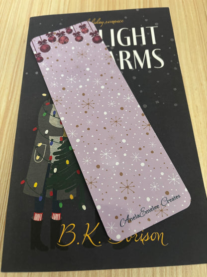Laminated Christmas Bookmarks: Festive Holiday Book Lover Gifts