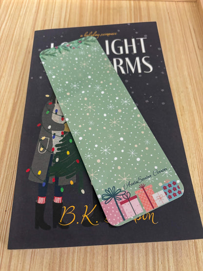 Laminated Christmas Bookmarks: Festive Holiday Book Lover Gifts