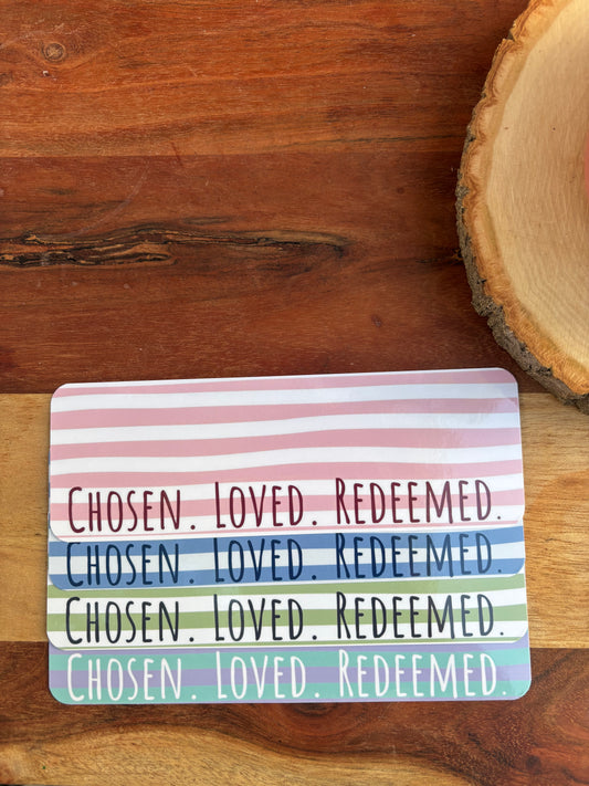 Chosen. Loved. Redeemed Bookmarks