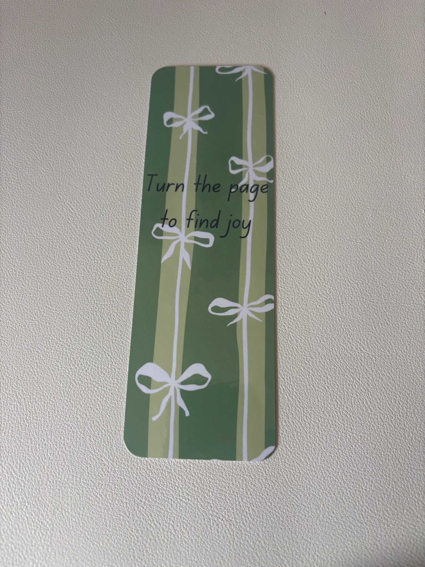 Turn the Page to Find Joy Bookmarks