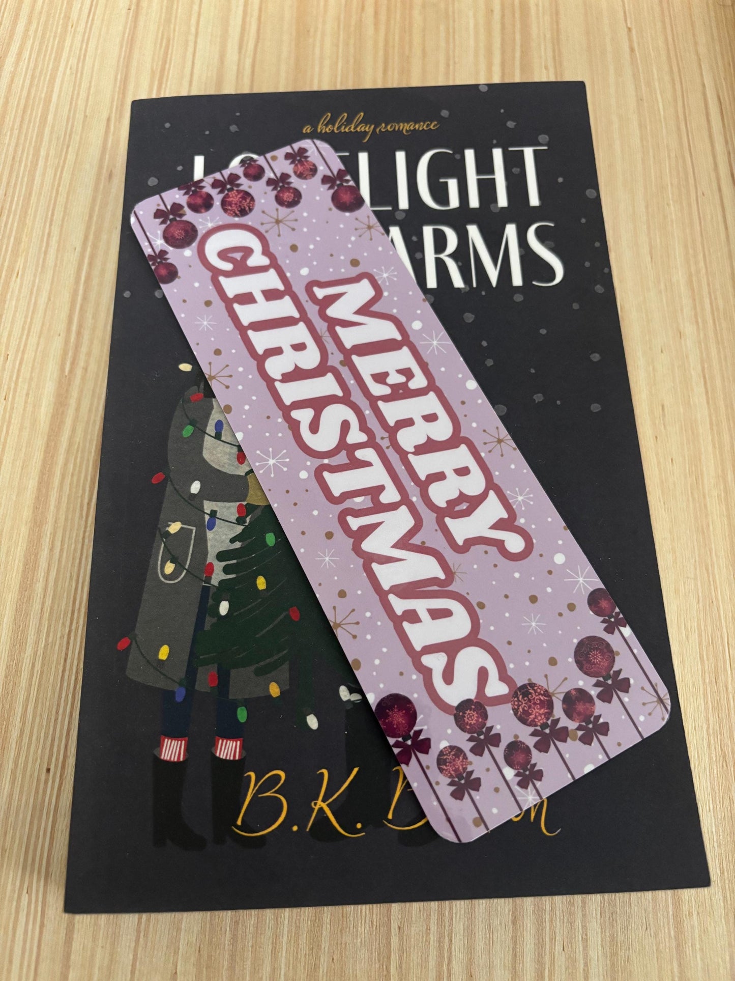 Laminated Christmas Bookmarks: Festive Holiday Book Lover Gifts